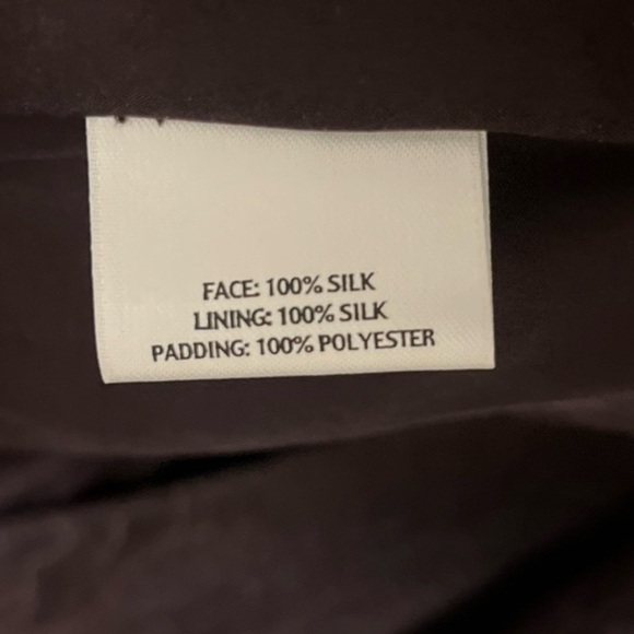 Eileen Fisher Jacket Women's 1X Plus Purple Silk Open Front Embroidered Classic - Picture 12 of 12